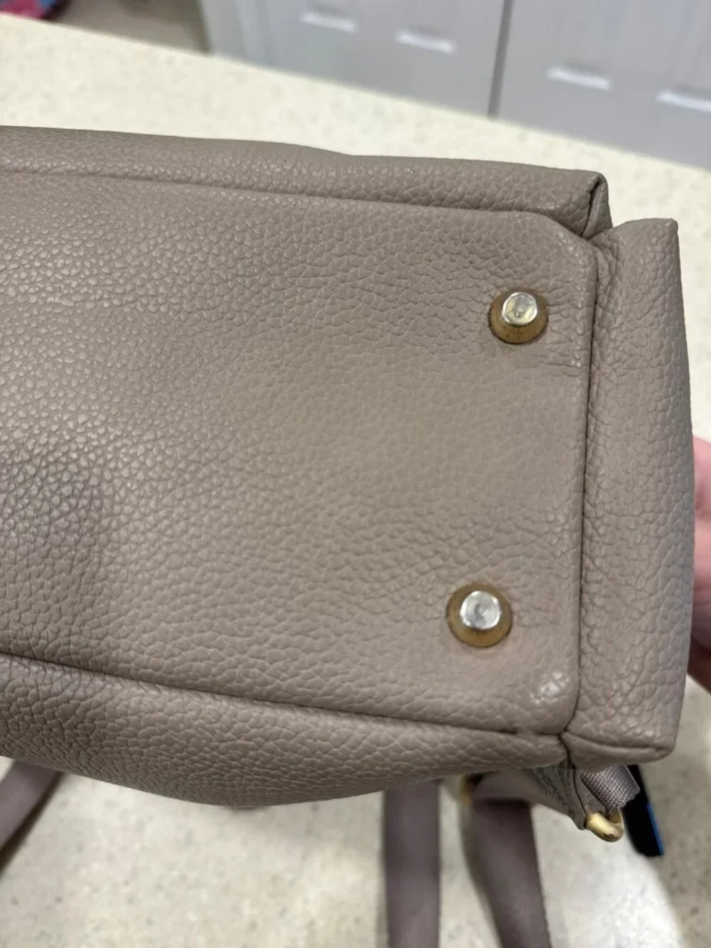 Freshly Picked Mini Classic Diaper Bag, Aspen + Itzy Ritzy Wipe pouch
